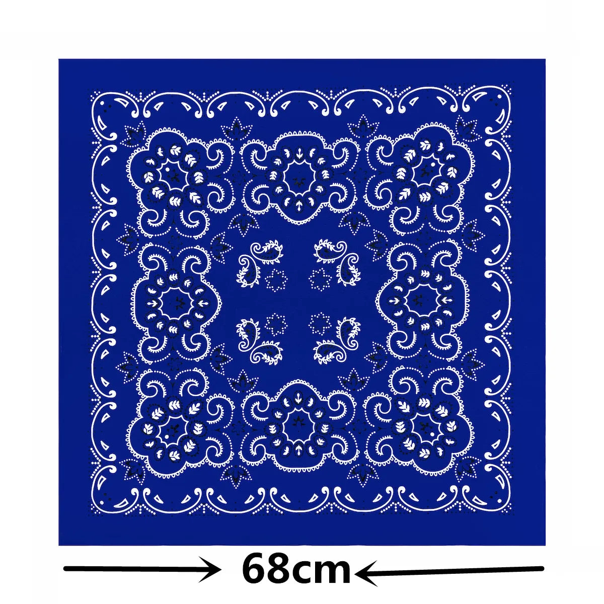 68*68cm 100% Cotton Black Red Hip-Hop Paisley Bandanas Scarf Punk Skull Bandana Headband Wrap Scarf For Men/Women