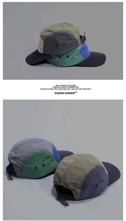 America Summer Hip hop  Flat Baseball Cap for Men Women Hiking Camp Waterproof Cap Outdoors  Sun Hat  Fishing 5 Panel Cap