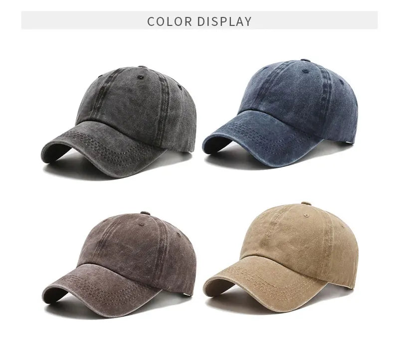 Fashion Sports Hat Cotton Soft Top Visor Caps Casual Outdoor Snapback Hat Cotton Baseball Cap for Men and Women