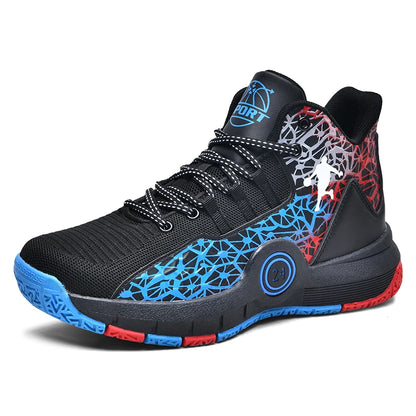 Children Basketball Shoes Original Design 2023 New Indoor Field Training Sports Shoes Comfortable Boy Basketball Shoes for Kids