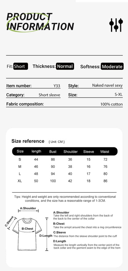 Fashion Womens Cotton Washed Solid T-shirts Comfortable O-Neck Crop Tops Casual Short Sleeve Tees Y2k Street Female Clothes