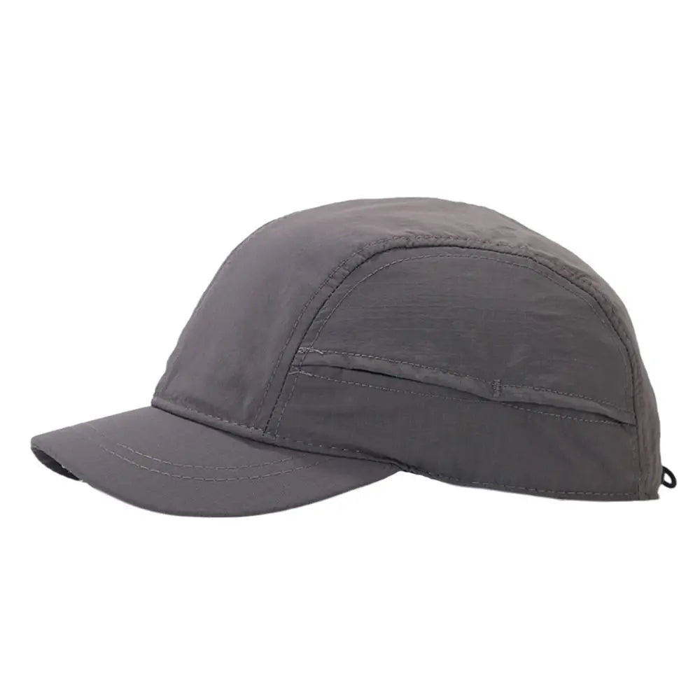 Retro Quick-drying Short Brim Baseball Caps Unisex Summer Outdoor Sunscreen Casual Versatile 5-flap Tooling Japanese Camping Hat