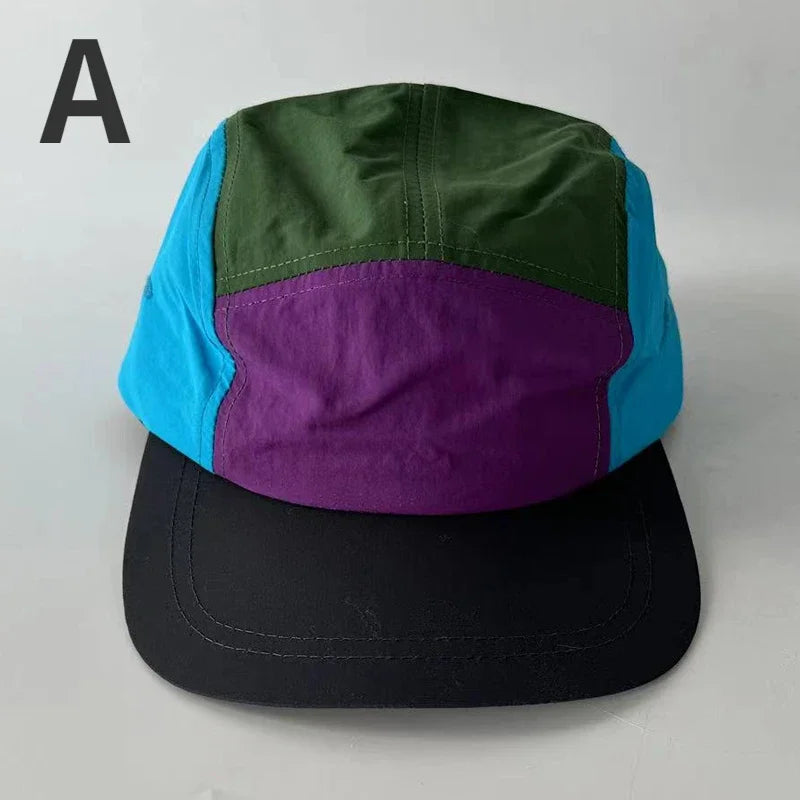 America Summer Hip hop  Flat Baseball Cap for Men Women Hiking Camp Waterproof Cap Outdoors  Sun Hat  Fishing 5 Panel Cap